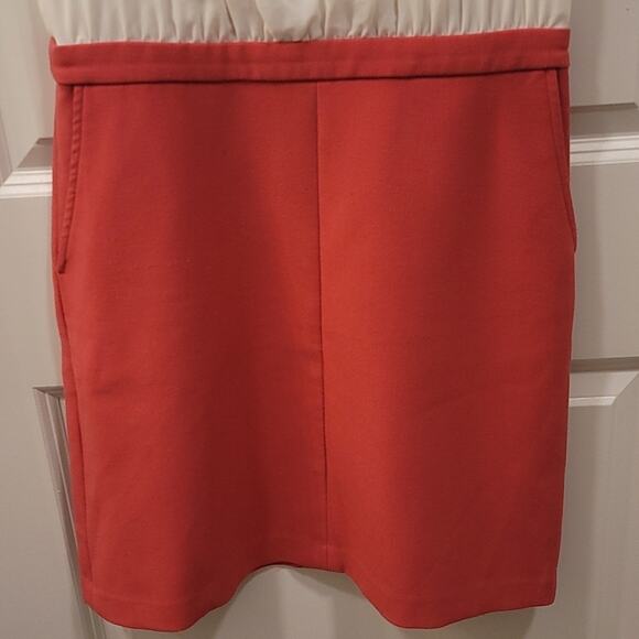 LOFT Pink and white two tone dress Size: 6 EUC - Picture 2 of 2